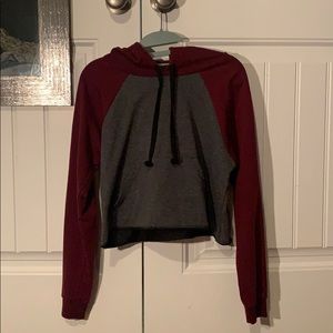 Crop top hoodie